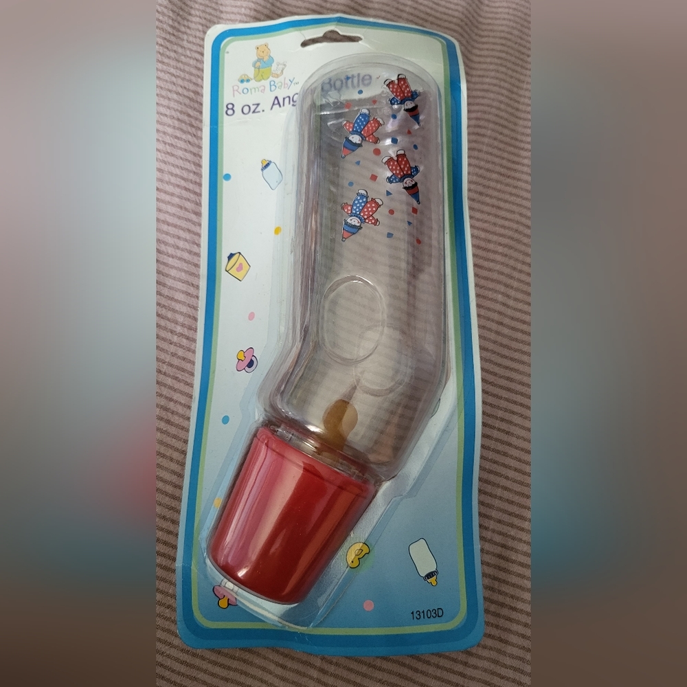 Roma baby 8oz angle  bottle